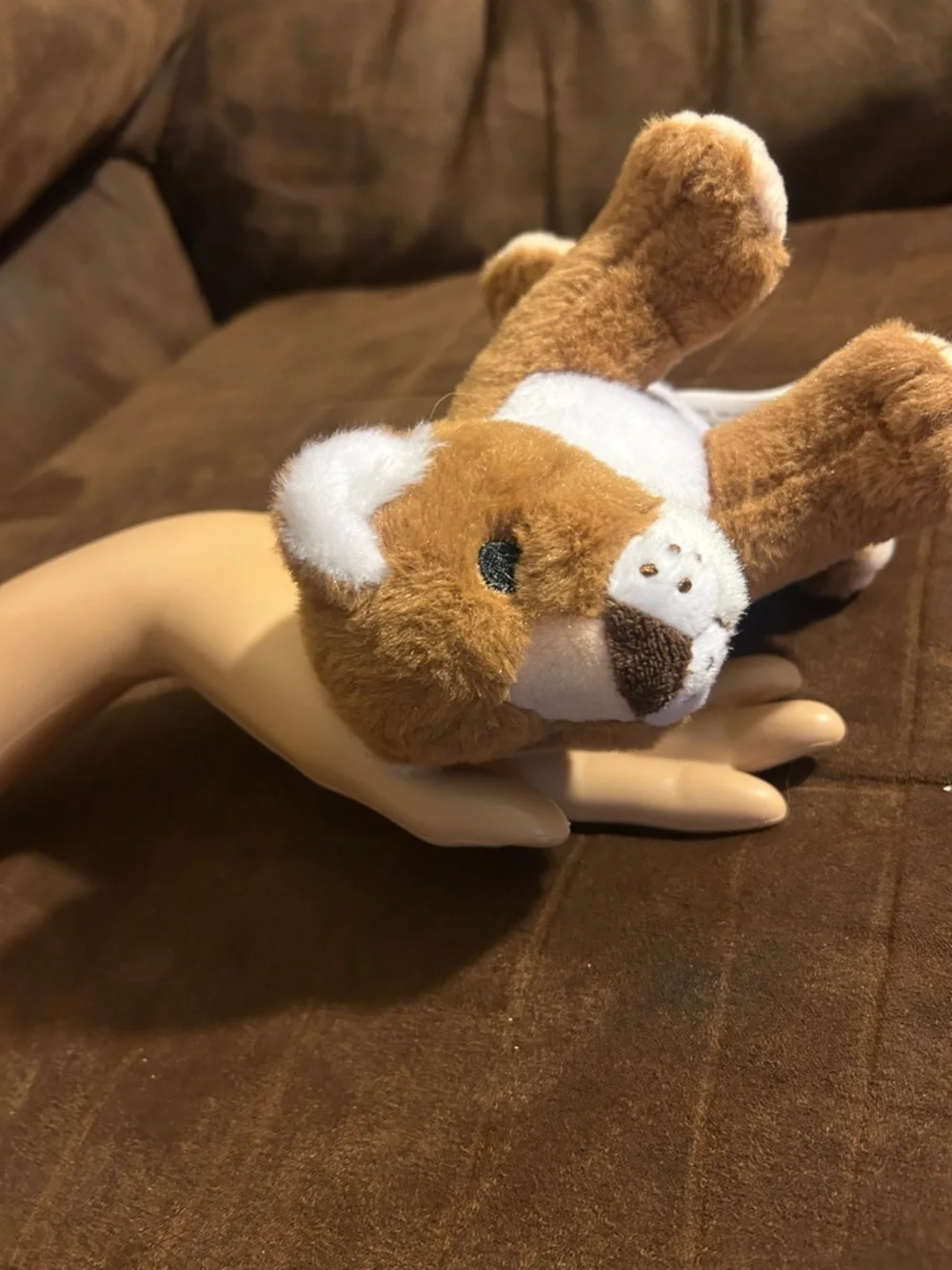 Plush Small Pet Lion Cub Toy - Brown